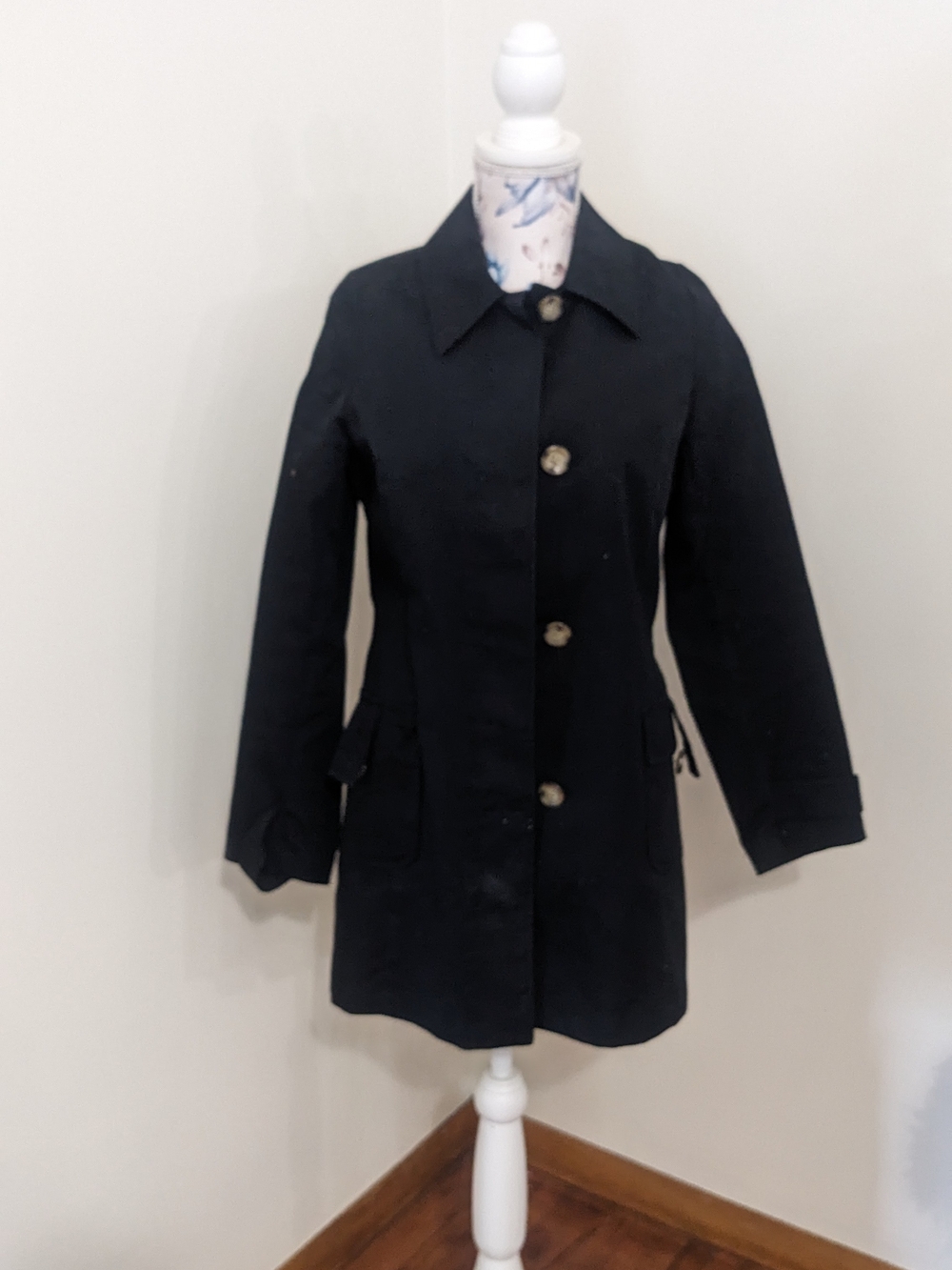 Old Navy Classic Navy Women's Coat - Timeless Single-Breasted Jacket